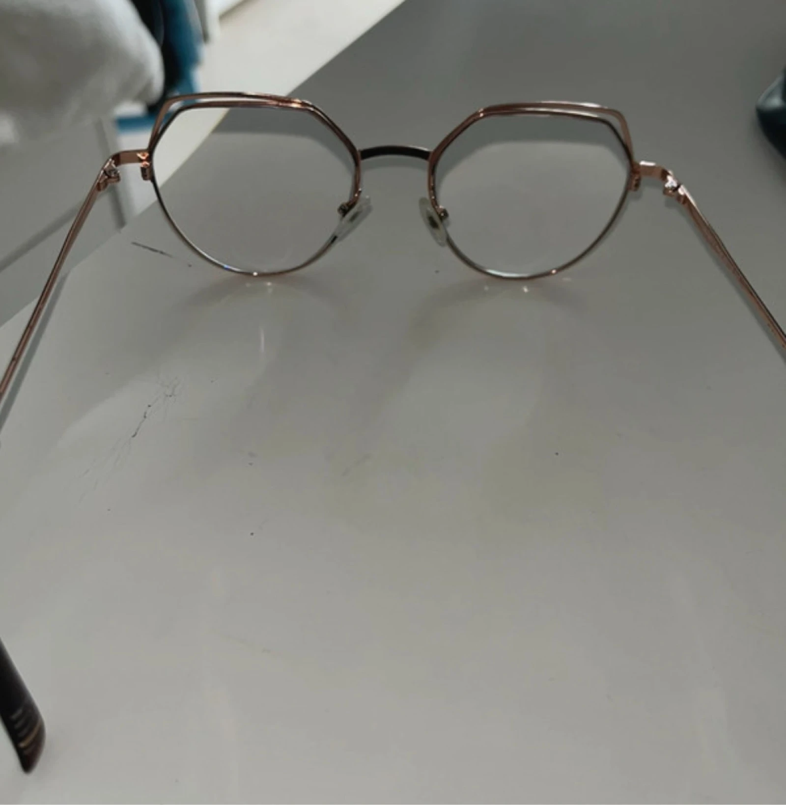 Montura de gafas MOREL Francia - Modelo Indigo 2 - Bicolor y dorado – photo 10